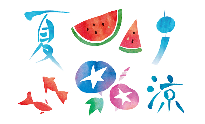 手描き風「夏」イラスト無料素材10選（商用利用可） | ACワークスのブログ