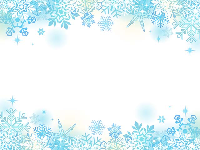 雪の結晶フレーム