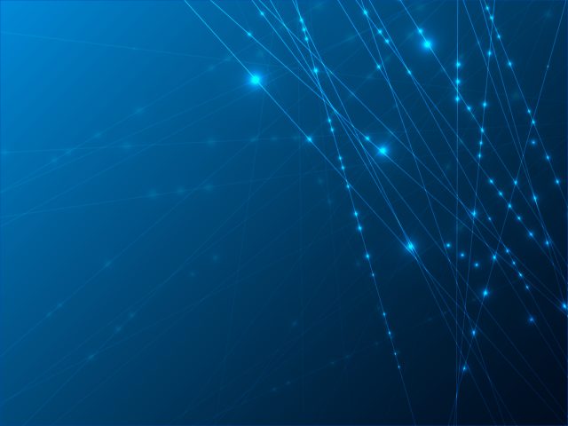 ネットワーク　ブルー