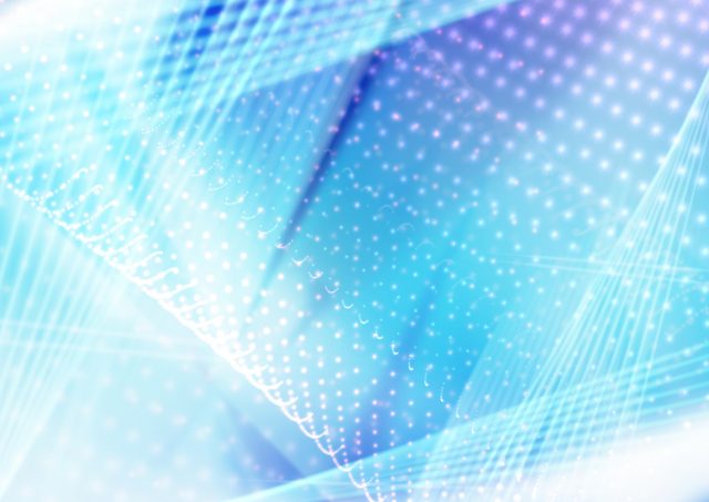 明るい青の抽象ライン背景