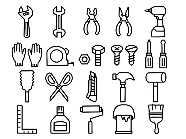 カシオ イラストAC コラボ企画「第1回 イラストコンテスト」 受賞作品 DIYのイラストセット